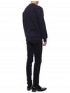 Diagonal Raised Fleece Sweatshirt Navy - CP COMPANY - BALAAN 7