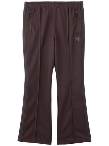 Embroidered Logo Bootcut Track Pants Dark Brown - NEEDLES - BALAAN 1