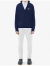 Fox Head Patch Classic Wool Cardigan Navy - MAISON KITSUNE - BALAAN 6