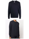 Men's Light Fleece Lens Wappen Sweatshirt Navy - CP COMPANY - BALAAN 5