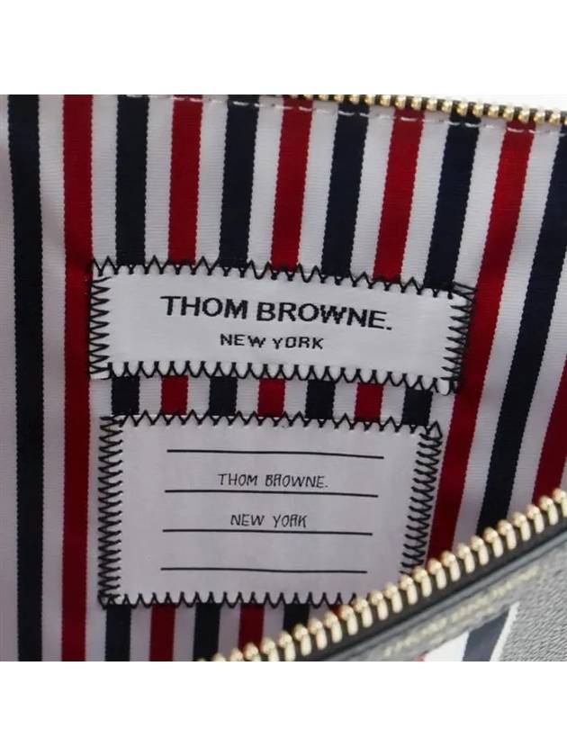 Medium Document Holder Clutch Bag Black - THOM BROWNE - BALAAN 11