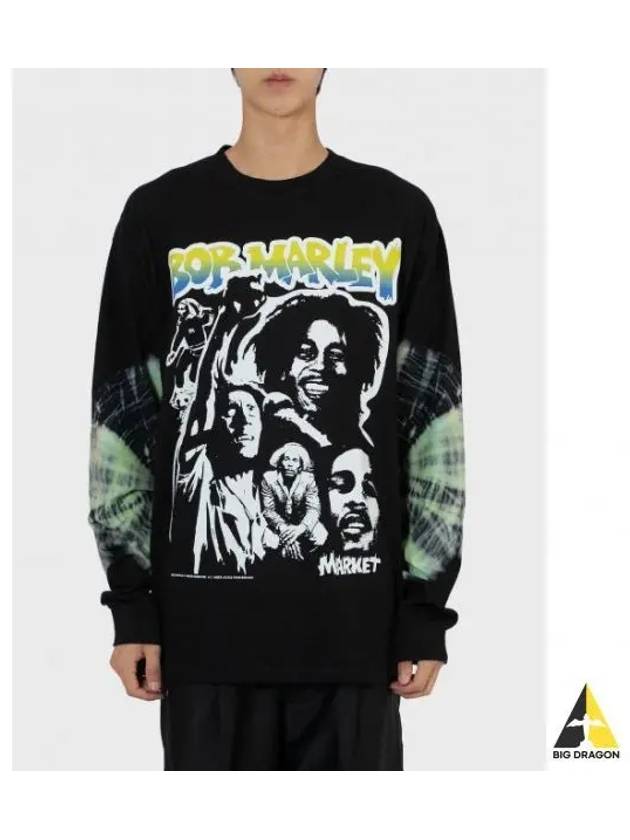 U Bob Marley Punk Long Sleeve T Shirt Tie Dye LONGSLEEVED - MARKET - BALAAN 1