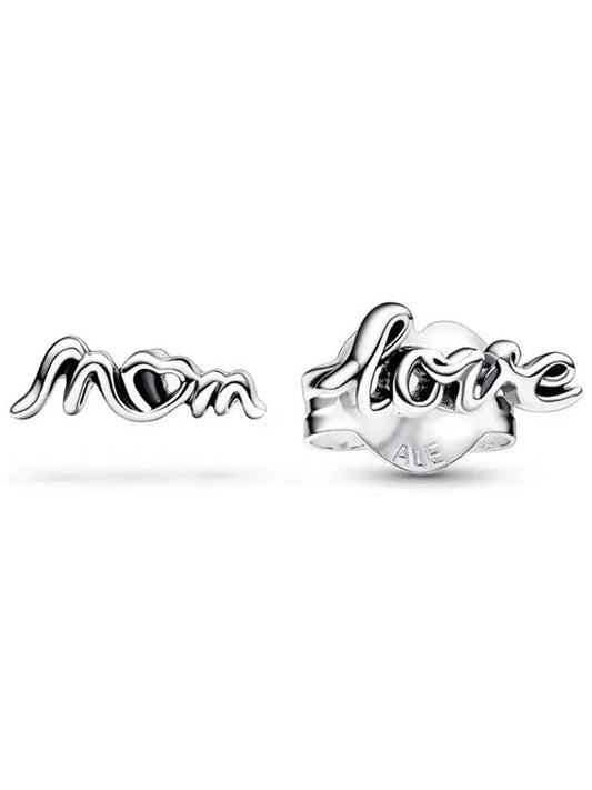 292669C00 Love Mom Silver Women's Earrings - PANDORA - BALAAN 2