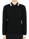 Kids Waffen Patch Three Stripe Collar PK Long Sleeve Black 8B00001 8496W 999 12 14A Adults can be worn - MONCLER - BALAAN 1