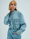 Vintage denim shirtlight blue - OPENING SUNSHINE - BALAAN 4