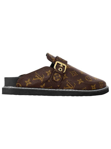 LV Cozy Flat Comfort Mule Brown - LOUIS VUITTON - BALAAN 1