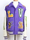 Multi patch mixed leather varsity blouson jacket 52 - LOUIS VUITTON - BALAAN 1