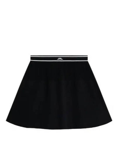 Emma Knit Skirt Black - J.LINDEBERG - BALAAN 2