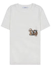Women s Elmo logo detail short sleeve t shirt 006 - MAX MARA - BALAAN 8