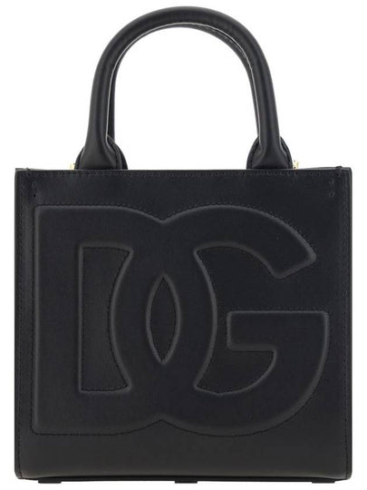 Logo Daily Small Tote Bag Black - DOLCE&GABBANA - BALAAN 2