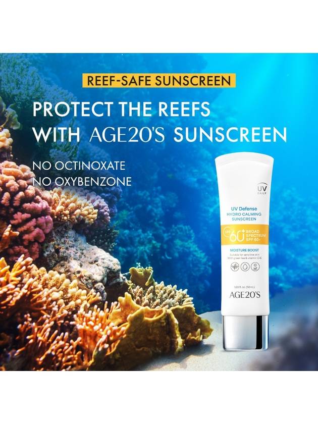 [AGE20'S] UV Defense Hydro Calming Sunscreen 50ml - AGE20'S - BALAAN 5