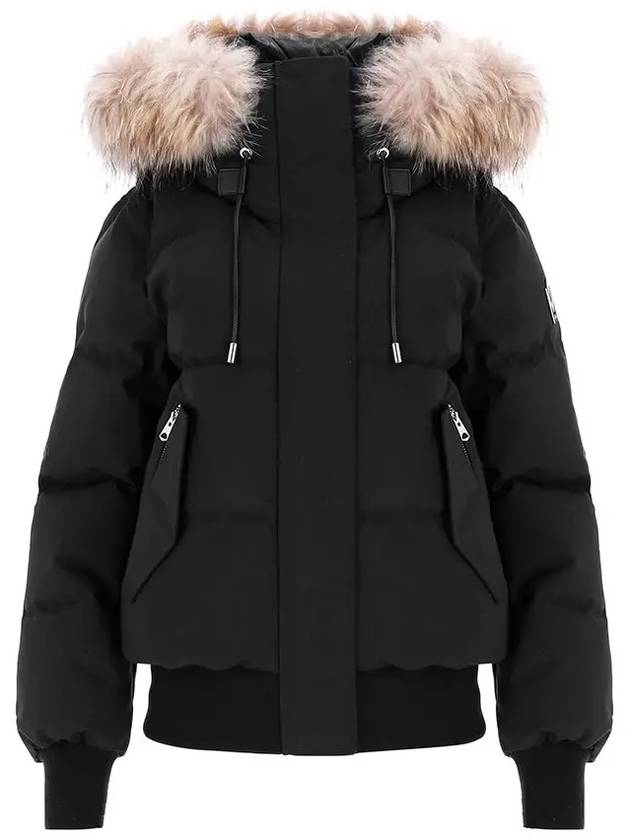 Nefi FZ Fur Down Jacket Black - MACKAGE - BALAAN 2