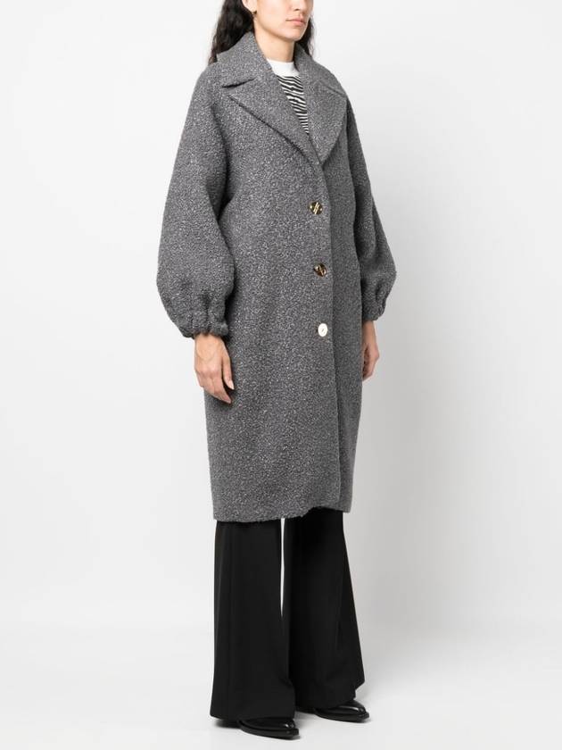 Puff Sleeve Single Coat Grey - PATOU - BALAAN 4