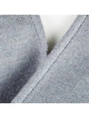 Women's Check Reversible Wool Cape Grey - BURBERRY - BALAAN 7