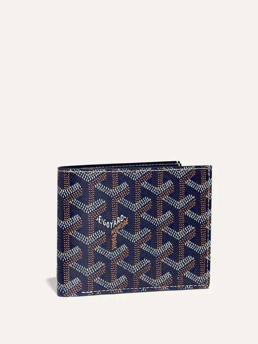 Victoire halfwallet marine blue - GOYARD - BALAAN.