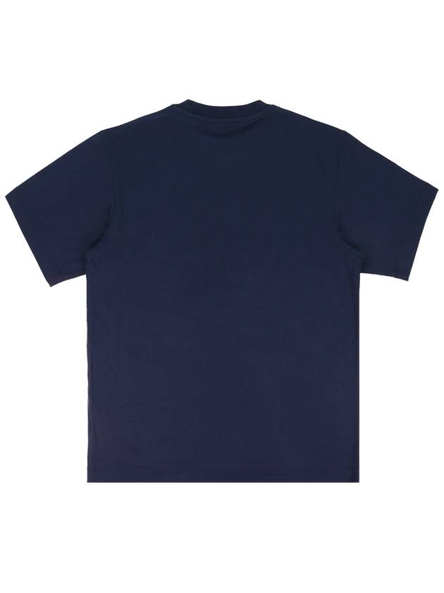 EKD Print Cotton Short Sleeve T-Shirt Navy - BURBERRY - BALAAN 3