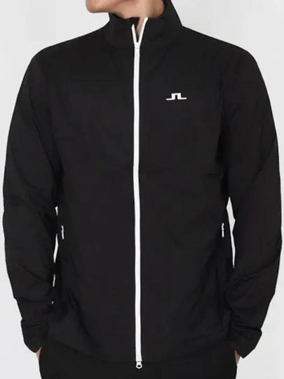 Ash Light Packable Windbreaker Black - J.LINDEBERG - BALAAN 2