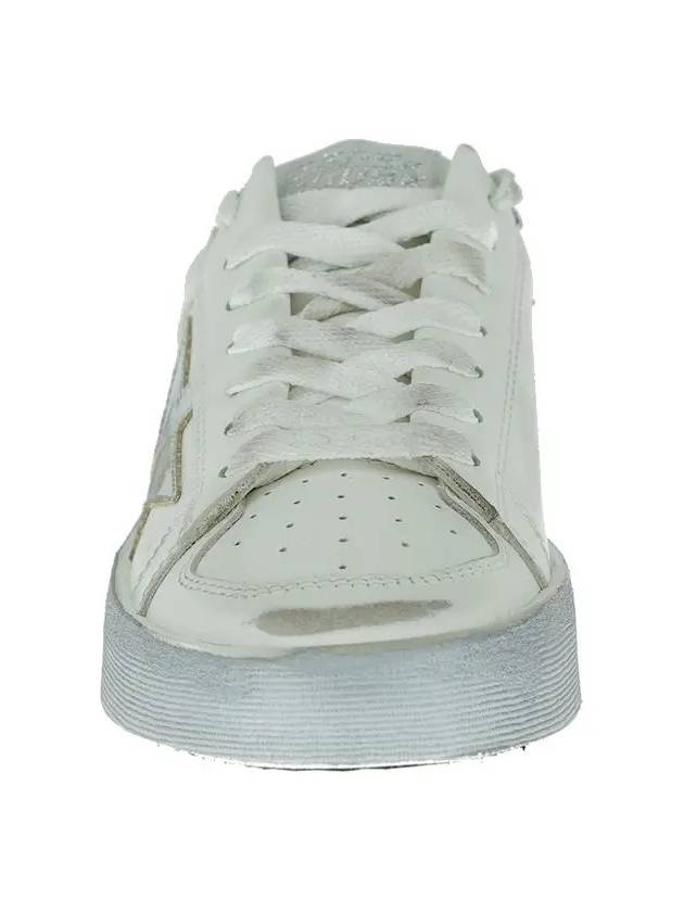 Stardan Silver Tab Low Top Sneakers White - GOLDEN GOOSE - BALAAN 3