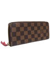 Women s N60534 Damier Canvas Clemence Wallet Long - LOUIS VUITTON - BALAAN 2