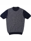 Cotton knit dark navy UK857PE18 - KITON - BALAAN 1