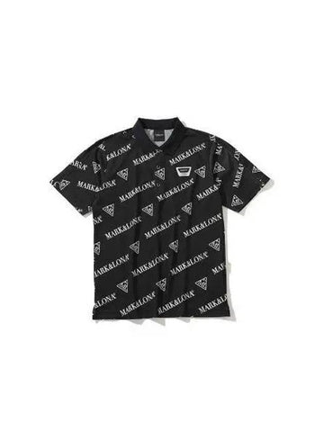 M CD TRIANGLE LOGO PATTERN JQD SS POLO LQ1CX50M - MARK & LONA - BALAAN 1