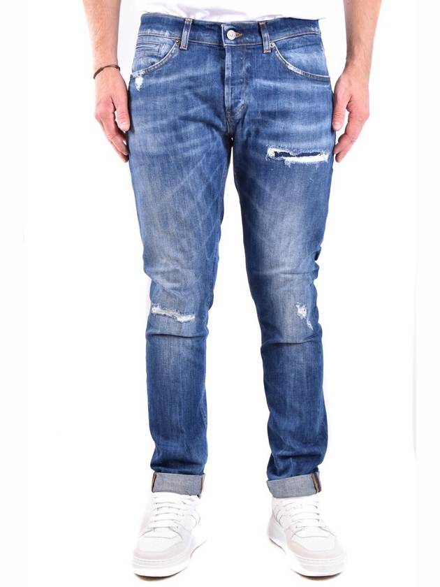 Denim Straight Pants UP232 DS0107U GF9 DU800 BLUE - DONDUP - BALAAN 3