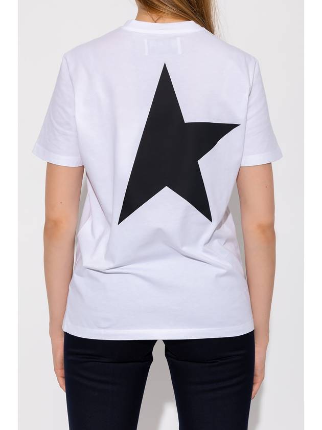 Back Big Star Short Sleeve T-Shirt White - GOLDEN GOOSE - BALAAN 5