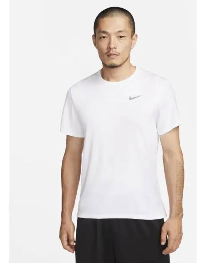 Dri-Fit UV Miler Short Sleeve T-Shirt White - NIKE - BALAAN 2