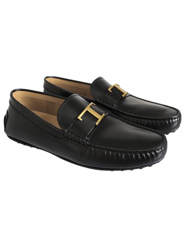 City Gomino Leather Driving Shoes Black - TOD'S - BALAAN.