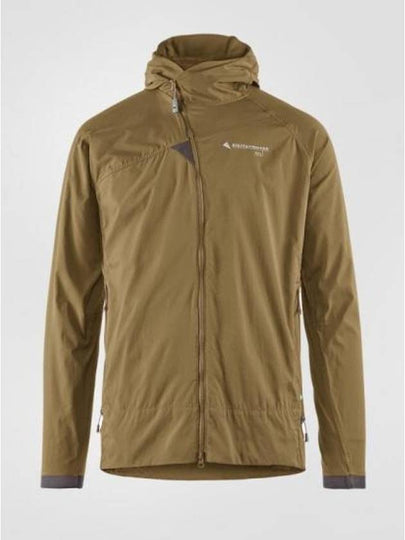 Men's Nal Hooded Windbreaker Olive - KLATTERMUSEN - BALAAN 2