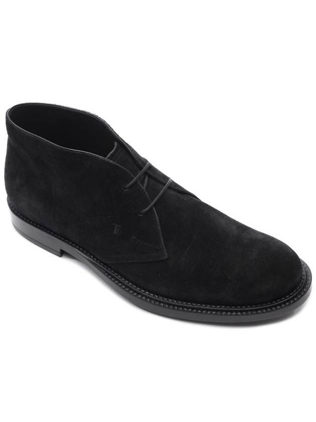 Men s Suede Desert Ankle Boots Black - TOD'S - BALAAN 4