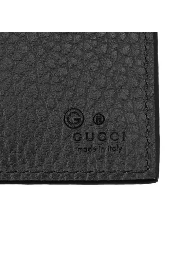 GG Interlocking Two Tone Half Wallet Black - GUCCI - BALAAN 8