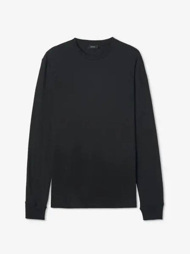 Long sleeve t shirt black W1008R02BLK - WARDROBE.NYC - BALAAN 1