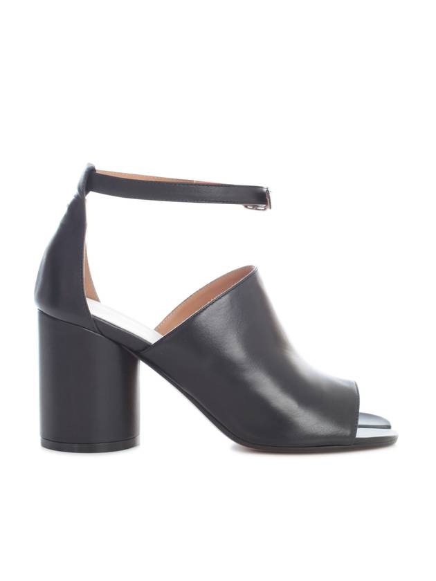 Leather Tabi Strap Sandals Heels - MAISON MARGIELA - BALAAN 1