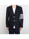 Plain Weave Suiting 4 Bar Classic Sport Jacket Jacket Navy - THOM BROWNE - BALAAN 2