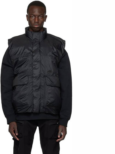 Tech Pack Oversized Puffer Vest Black - NIKE - BALAAN 2