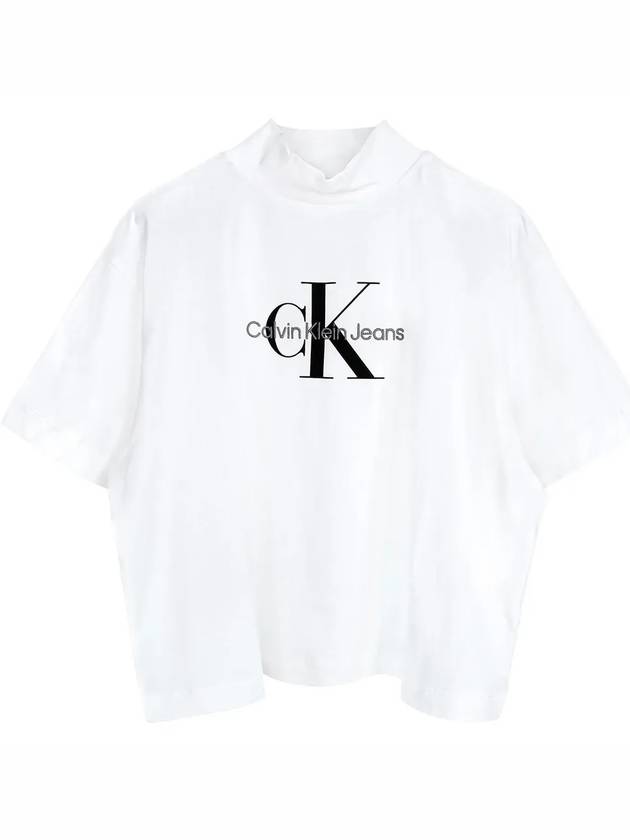 Short Sleeve T Shirt J20J222130 YAF White - CALVIN KLEIN - BALAAN 2