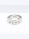 Numerical Logo Engraved Ring Silver - MAISON MARGIELA - BALAAN 3