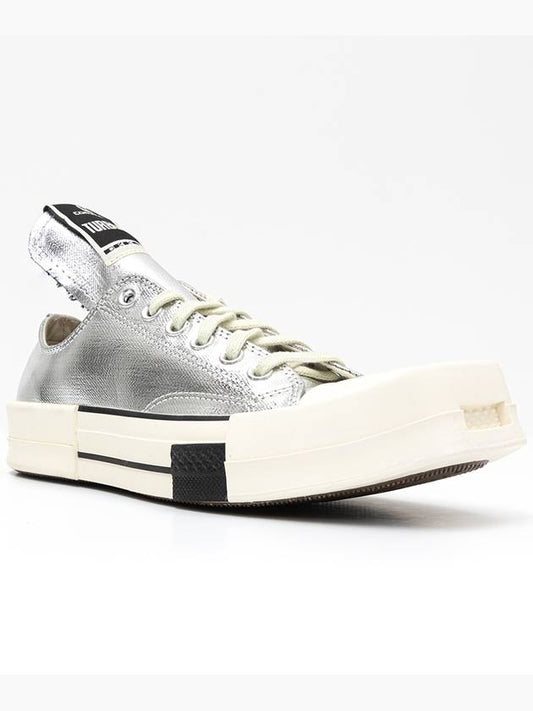 x Converse Turbodark Chuck 70 Low Silver Men's Sneakers A01292C - RICK OWENS - BALAAN 2