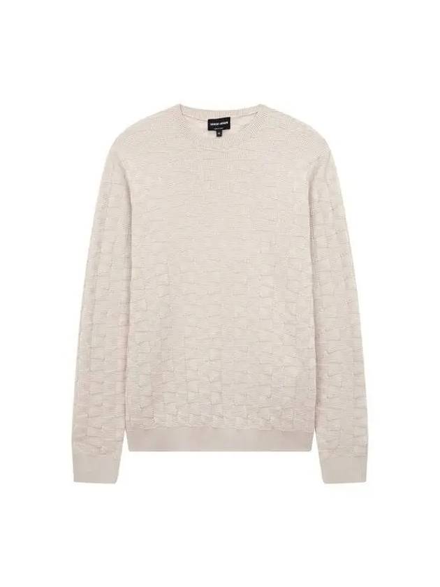 Men s Multi Tissue Easy Knit Beige 271015 - GIORGIO ARMANI - BALAAN 1