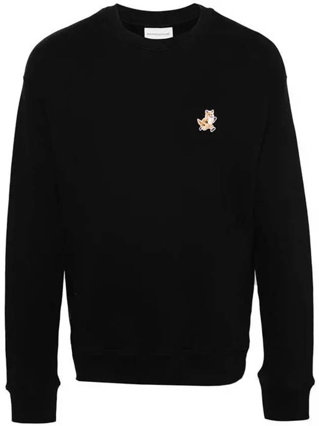 Fox Cotton Sweatshirt Black - MAISON KITSUNE - BALAAN 2