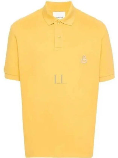 Afko Cotton Polo Shirt Yellow - ISABEL MARANT - BALAAN 2