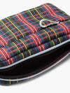 Festival Tartan Check Recycled Shell Camera Shoulder Bag A3564 099 - GANNI - BALAAN 3