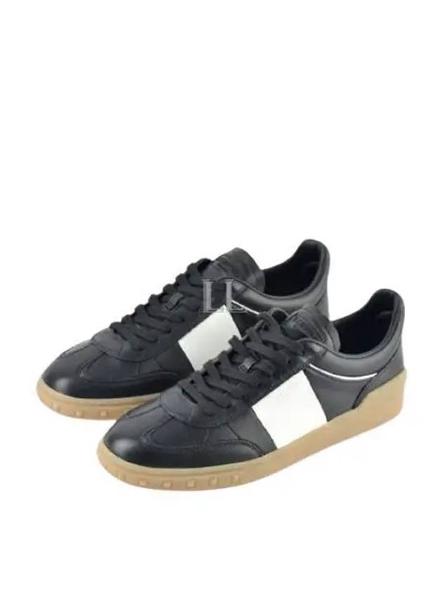 Logo Band Low-Top Sneakers Black - VALENTINO - BALAAN 2