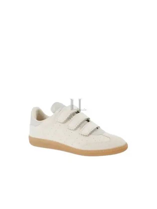 Beth Logo Leather Low Top Sneakers Beige - ISABEL MARANT - BALAAN 2