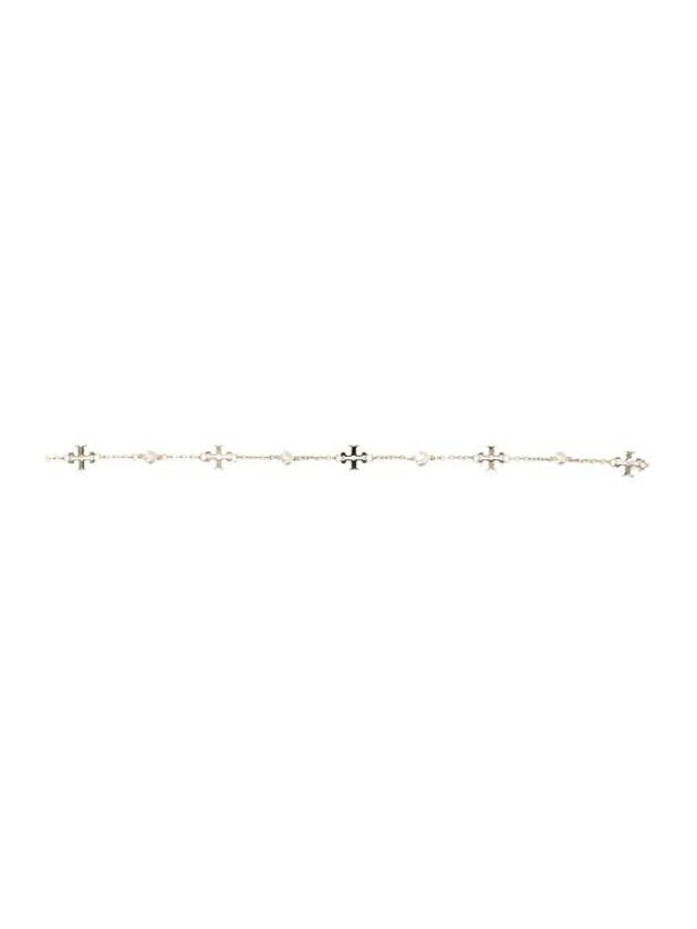 Kira Pearl Delicate Chain Bracelet Gold - TORY BURCH - BALAAN 3