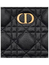 Cannage CD Caro Slim Small Pouch Clutch Bag Black - DIOR - BALAAN 6