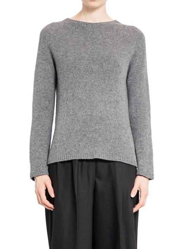 Georg Wool Cashmere Knit Top Medium Gray - S MAX MARA - BALAAN 2