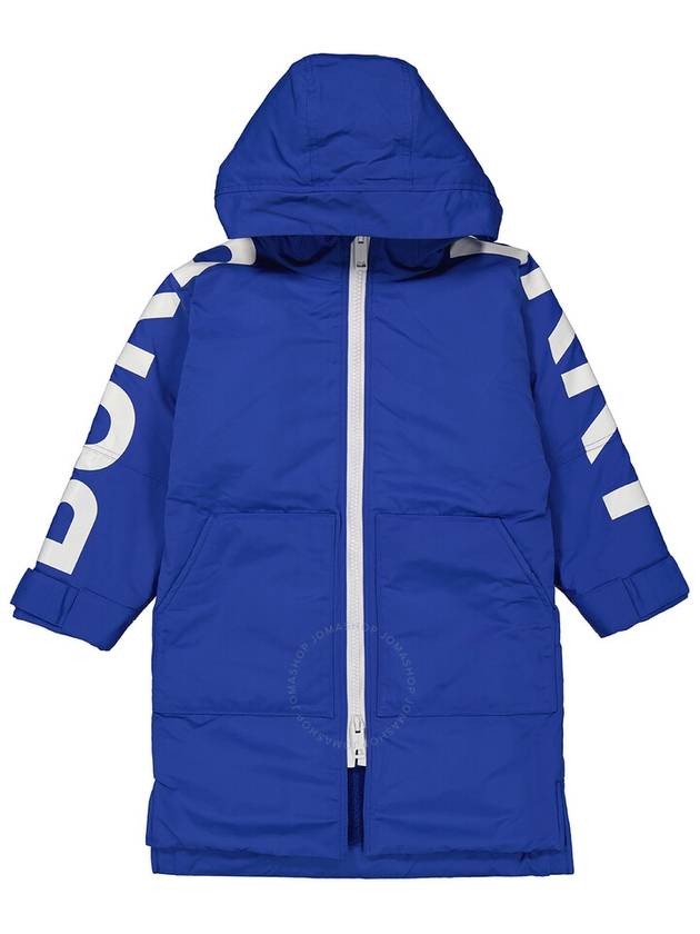 Burberry Boys Cobalt Blue Logo Printed Contrast Zip Jacket, Size 6Y - BURBERRY - BALAAN 1