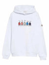 8G00038 809KR 001 White Men’s Hoodie - MONCLER - BALAAN 1